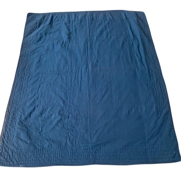 Vintage Patchwork Month of the Year Quilt Blanket Seasonal Applique Plaid 46x59 - Picture 2 of 10